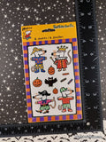 Vintage 2001 Halloween Stickers Maisy the Mouse Stickety-Doo-Da SEALED Pack/2 Sheets