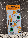 Vintage Halloween Party Stickers Tricks & Treats Stickopotamus SEALED Pack/1 Sheet