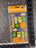 Vintage Fall Stickers Autumn Vegetables Harvest Stickopotamus SEALED Pack/1 Sheet