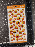 2016 Halloween Stickers Candy Corn Characters Sticko SEALED Pack/1 Sheet