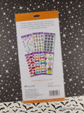 2015 Halloween Stickers Green & Black Spooky Icons Sticko SEALED Pack/1 Sheet