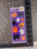 Vintage Halloween Stickers Cute Black Cats Stickeroni SEALED Pack/2 Sheets