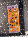 Vintage Halloween Stickers Spooky Rewards Stickeroni SEALED Pack/8 Sheets