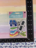 Jolee's Boutique Shoe Sizing 3-Dimensional Sticker Pack, New/Sealed