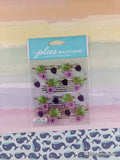 Jolee's Boutique SPARKLY Wine Glass & Grapes Repeats 3-Dimensional Sticker Pack, New/Sealed
