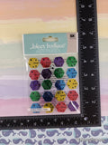 Jolee's Boutique SHINY Rainbow Dice Repeats 3-Dimensional Sticker Pack, New/Sealed