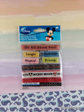 Walt Disney's Mickey Mouse Ribbon Set 3-Dimensional Sticker Pack, New/Sealed