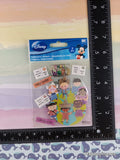 Walt Disney's Small World 3-Dimensional Sticker Pack, New/Sealed