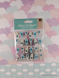 Jolee's Boutique GLITTERY Baby Boy Icon Repeats 3-Dimensional Sticker Pack, New/Sealed