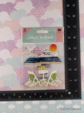 Jolee's Boutique SPARKLY Beach Leisure 3-Dimensional Sticker Pack, New/Sealed