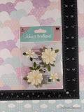 Jolee's Boutique Vanilla Flowers 3-Dimensional Sticker Pack, New/Sealed