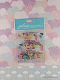 Jolee's Boutique GLITTERY Drink Repeats 3-Dimensional Sticker Pack, New/Sealed