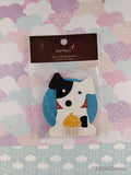Papyrus SPARKLY Fido Dog w/Cupcake 3-Dimensional Sticker Pack, New/Sealed
