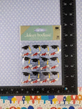 Jolee's Boutique GLITTERY Grad Cap 'n' Diploma Repeats 3-Dimensional Sticker Pack, New/Sealed