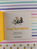 Vintage 1980 Stop That Rabbit First-Start Easy Reader Miniature Softcover