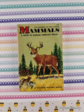 Vintage 1955 Mammals: A Golden Nature Guide Miniature Softcover