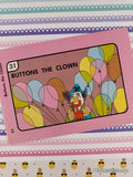 Vintage 1974 Buttons the Clown by JoAnne Nelson Softcover
