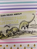 Vintage 1977 I Can Read About Prehistoric Animals Troll Associates Softcover