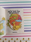 Vintage 1987 Cinderella/Jack and the Beanstalk Children's Library Miniature Hardcover, Like New