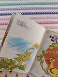 Vintage 1987 Cinderella/Jack and the Beanstalk Children's Library Miniature Hardcover, Like New