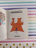 Vintage 1987 Cinderella/Jack and the Beanstalk Children's Library Miniature Hardcover, Like New