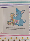Vintage 1986 1st Printing Care Bear Cousins: Favorite Things Miniature Board Book Hardcover