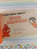 Vintage 1975 I Can Read About Good Manners Troll Associates Softcover, Like New