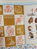 Vintage 1961 10 Little Animals Little Silver Book Softcover