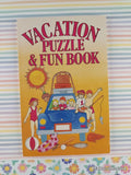 Vintage 1989 KidsBooks Vacation Puzzle & Fun Book Softcover, Like New
