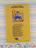 Vintage 1989 KidsBooks Vacation Puzzle & Fun Book Softcover, Like New