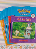 2022 Pokemon Phonics Set/6 Softcover Scholastic Softcover Booklets