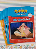 2022 Pokemon Phonics Set/6 Softcover Scholastic Softcover Booklets