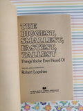 Vintage 1980 1st Printing The Biggest, Smallest, Fastest, Tallest... Scholastic Softcover