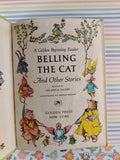 Vintage 1969 Belling the Cat and Other Stories Golden Beginning Reader Hardcover