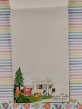 Vintage Campmer Scampers Illustrated Flip Notepad 9.25" x 5.5"