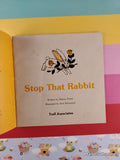Vintage 1980 Stop That Rabbit First-Start Easy Reader Miniature Softcover