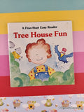 Vintage 1980 Tree House Fun First-Start Easy Reader Miniature Softcover