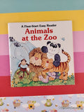 Vintage 1980 Animals at the Zoo First-Start Easy Reader Miniature Softcover