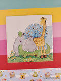 Vintage 1980 Animals at the Zoo First-Start Easy Reader Miniature Softcover