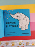 Vintage 1970 Elephant in Trouble First-Start Easy Reader Miniature Softcover