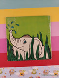 Vintage 1970 Elephant in Trouble First-Start Easy Reader Miniature Softcover