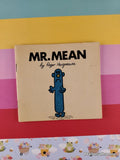 Vintage 1976 Mr. Mean Original Mr. Men Books Miniature Softcover