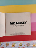 Vintage 1971 Mr. Nosey Original Mr. Men Books Miniature Softcover