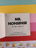 Vintage 1978 Mr. Nonsense Original Mr. Men Books Miniature Softcover