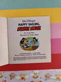 Vintage 1989 Happy Sailing, Mickey Mouse Golden Look-Look Miniature Softcover