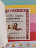 Vintage 1985 Teddy Bears are Special Friends Miniature Softcover, Like New *w/Stickers*