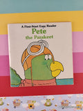 Vintage 1980 Pete the Parakeet First-Start Easy Reader Miniature Softcover