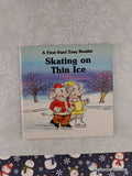 Vintage Skating on Thin Ice First-Start Easy Reader Miniature Softcover