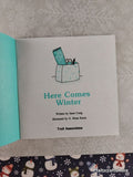 Vintage 1988 Here Comes Winter First-Start Easy Reader Miniature Softcover, Like New