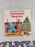Vintage 1980 Christmas Surprise First-Start Easy Reader Miniature Softcover, Like New